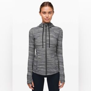 Lululemon Hooded Define Jacket Grey Sz 8
